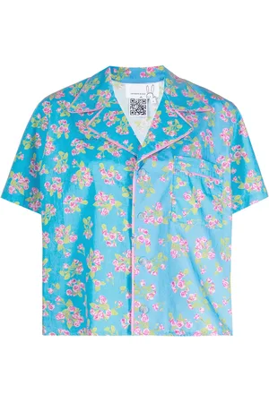 Natasha Zinko Floral-print short-sleeved shirt