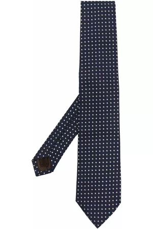 Church's Men Bow Ties - Dotted jacquard silk tie