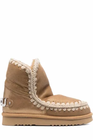 Mou Rhinestone embellished Eskimo boots
