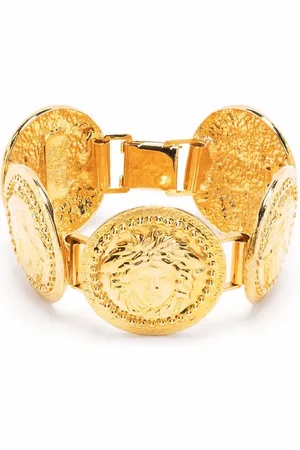 VERSACE 1990s large Medusa coins bracelet
