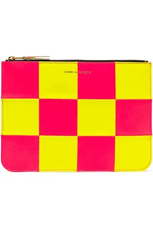 Comme des Garçons Fluo Square zipped square pouch