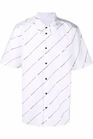 Helmut Lang Logo-print cotton shirt