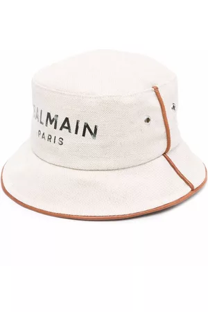 Balmain Women Hats - Logo-print bucket hat