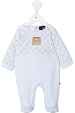 Aigner Logo cotton babygrow