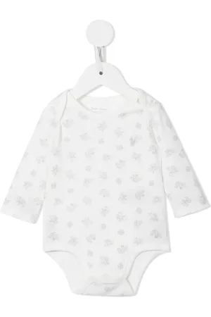 Ralph Lauren Bear-print cotton bodysuit