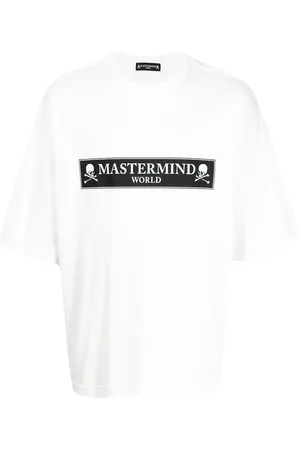 MASTERMIND Boxed logo-print skull T-shirt