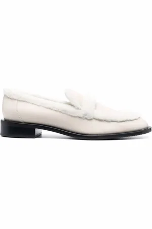 Stuart Weitzman Shearling trim loafers