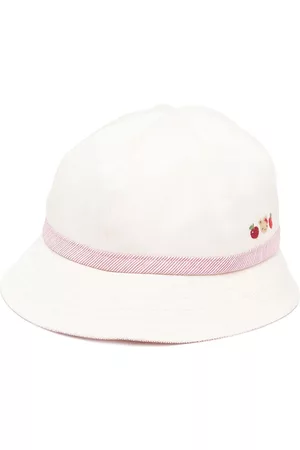 Familiar Girls Hats - Embroidered fruit cotton hat