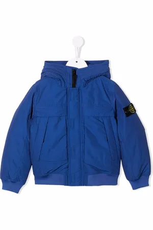 Stone Island Logo-patch sleeve jacket