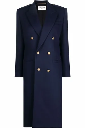 Saint Laurent Double-breasted tailored coat