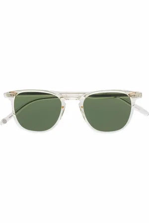 GARRETT LEIGHT Brooks round-frame sunglasses