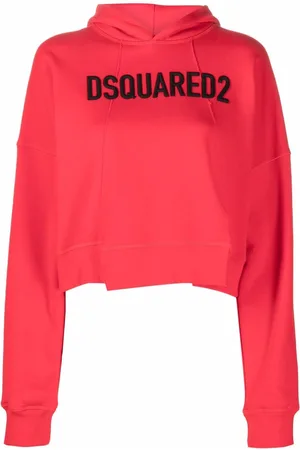 Dsquared2 Logo-print cropped hoodie