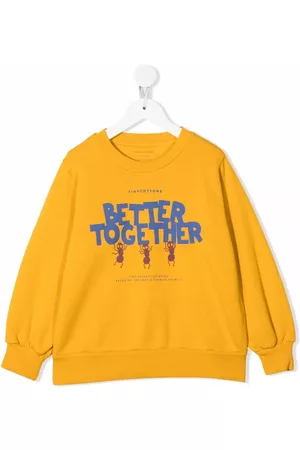 Tiny Cottons Slogan organic cotton sweatshirt
