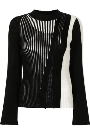 MAME KUROGOUCHI Moon Motif wool ribbed jumper