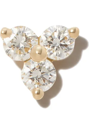 Maria Tash 18kt yellow Trinity stud earring