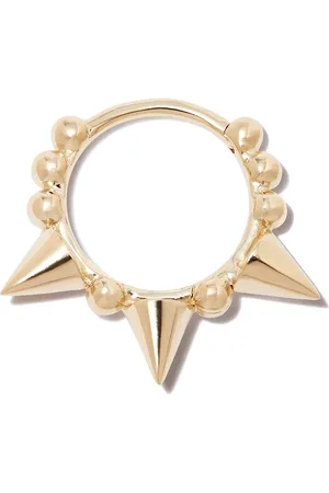 Maria Tash 18kt yellow triple spike clicker earring