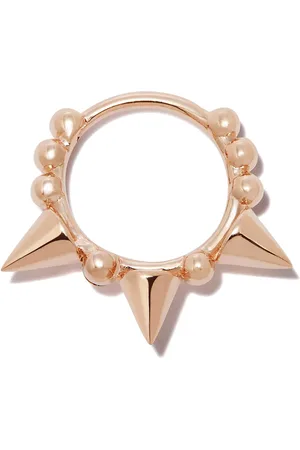 Maria Tash 18kt rose triple spike clicker earring