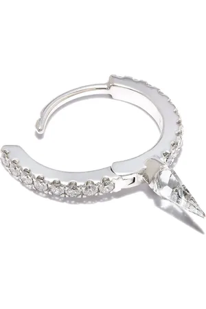 Maria Tash 18kt white gold 8mm Short Spike earring