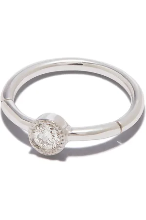 Maria Tash 18kt white gold 8mm Scalloped Clicker earring