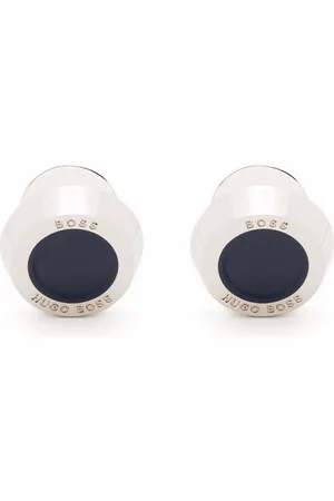HUGO BOSS Simony emed-logo cufflinks