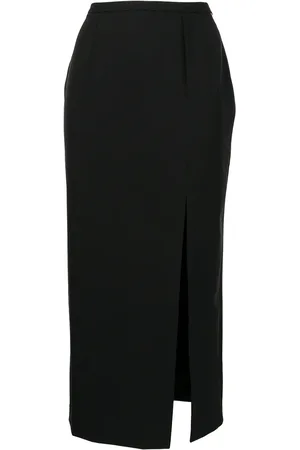 GOODIOUS Side slit pencil skirt