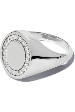 Hatton Labs Oval topaz signet ring