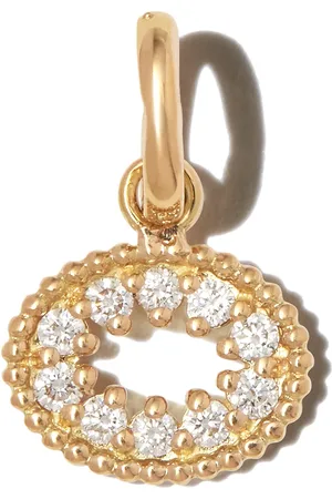 GIGI CLOZEAU 18kt yellow Me Hearty diamond pendant