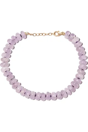 JIA JIA 14kt yellow gold amethyst crystal beaded bracelet