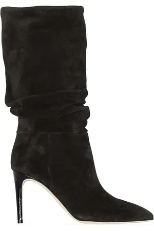 PARIS TEXAS Slouchy suede 85mm ankle boots