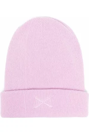 Barrie Embroidered cashmere beanie