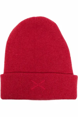 Barrie Embroidered cashmere beanie