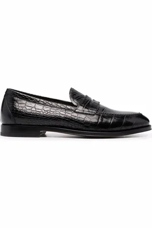 Scarosso Stefano crocodile-embossed loafers