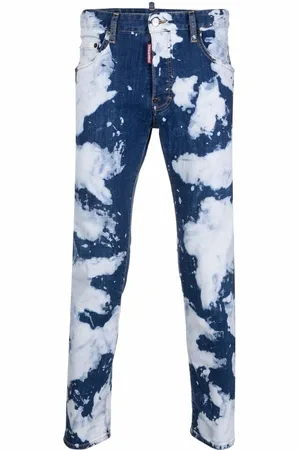 Dsquared2 Bleached paint-splatter jeans