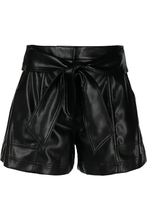 Simkhai Core Mari faux leather shorts