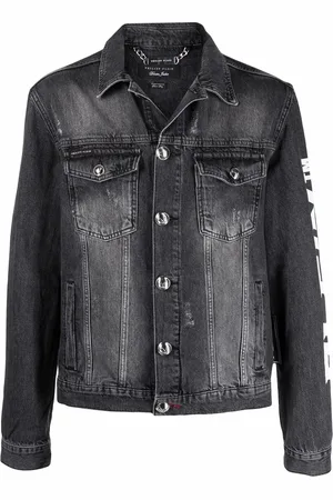 Philipp Plein Logo denim jacket
