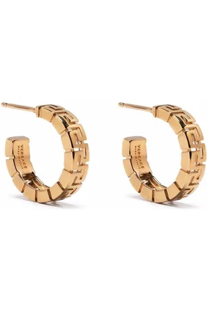 VERSACE Greca hoop earrings