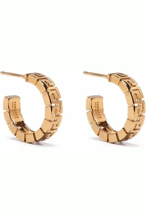 VERSACE Greca hoop earrings