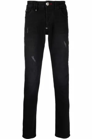 Philipp Plein Low-rise straight jeans