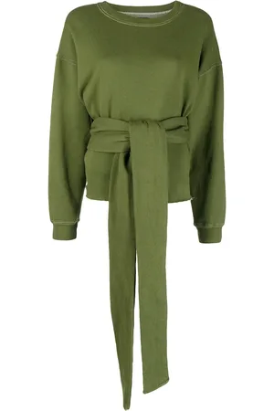 LA DETRESSE Tied-waist jumper