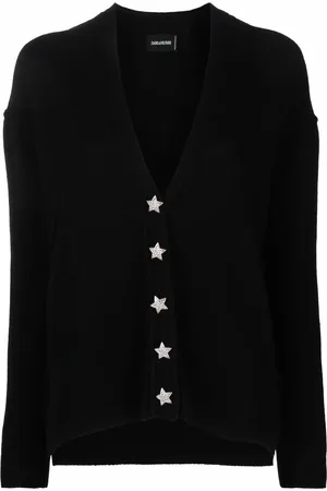 Zadig & Voltaire Star button cashmere cardigan