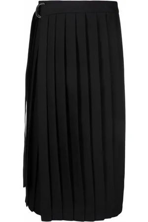 Ami Mid-length pleated skirt