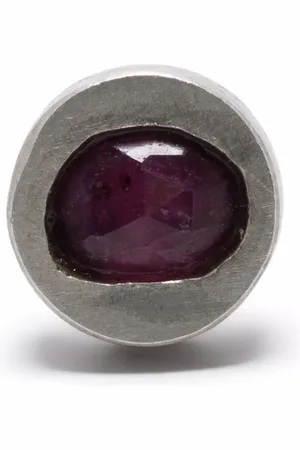 PARTS OF FOUR Ruby stud earring