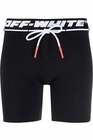 OFF-WHITE Logo-waistband running shorts