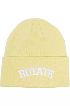 ROTATE Abbie logo-embroidered beanie