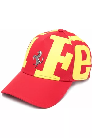 Ferrari All-over logo print baseball cap