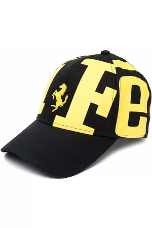 Ferrari Kids Boys Caps - Logo embroidered cap
