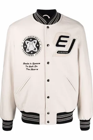 ENTERPRISE JAPAN Stripe-trimmed bomber jacket