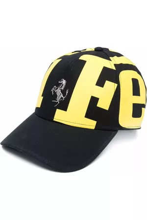 FERRARI Caps - All-over logo print baseball cap