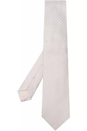 D4.0 Embroidered silk tie