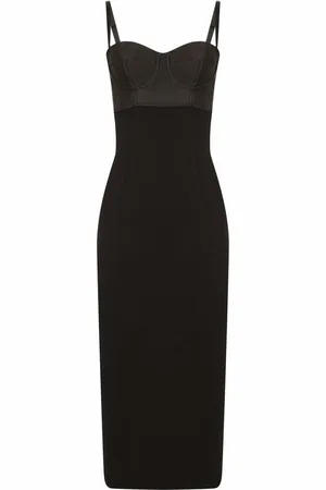 Dolce & Gabbana Cut-out bustier midi-dress